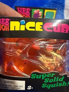 NeeDoh Nice Cube Super Solid Squish - fruits orange
